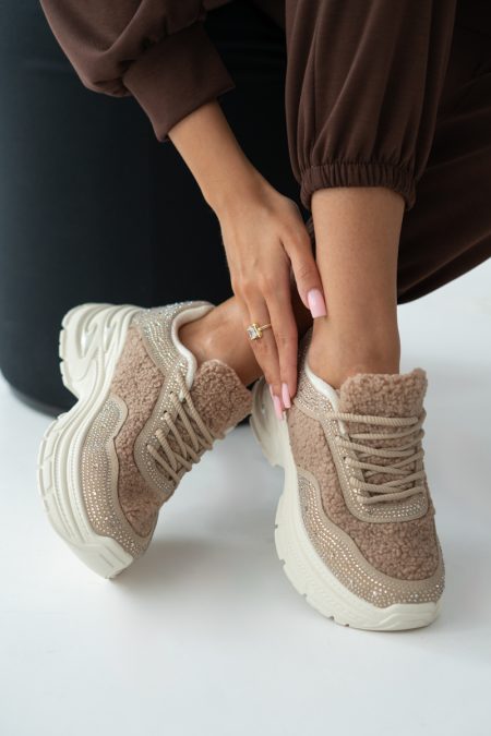 Błyszczące sneakersy Fango – Opalisse