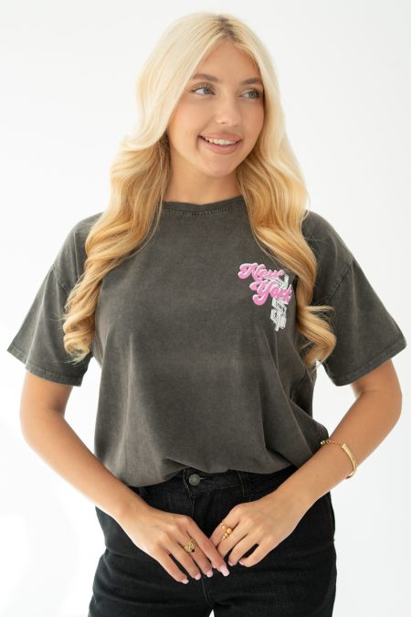 T-shirt damski z nadrukiem New York – Yorkivra 1