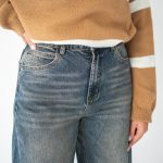 Jeansy straight fit z wysokim stanem – Denivra 4