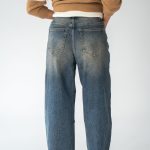 Jeansy straight fit z wysokim stanem – Denivra 3