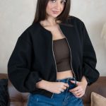 Kurtka bomberka na zamek Czarny – Bomirra 4