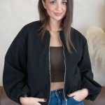 Kurtka bomberka na zamek Czarny – Bomirra 2