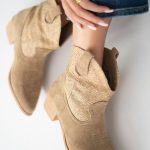 Kowbojki boho z elastyczną wstawką Fango – Palivra 1