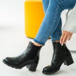 Sztyblety na wysokim obcasie Czarne – Belliora 3