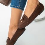 Loafersy na płaskiej podeszwie Czekoladowe – Osyrelle 1
