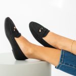 Loafersy na płaskiej podeszwie Czarne – Osyrelle 1