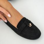 Loafersy na płaskiej podeszwie Czarne – Osyrelle 2