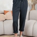 Dwuczęściowy komplet dresowy z kapturem Czarny – Chebryssa 4