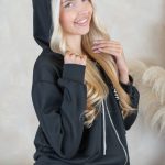 Dwuczęściowy komplet dresowy z kapturem Czarny – Chebryssa 5