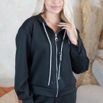 Dwuczęściowy komplet dresowy z kapturem Czarny – Chebryssa 6