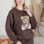 Komplet damski z misiem Czekoladowy – Teddynne 6