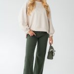 Bluza z napisem St. Tropez Beżowy – Melirra 3