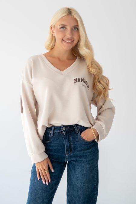 Bluza wkładana namaste Beżowy – Elyssine 1