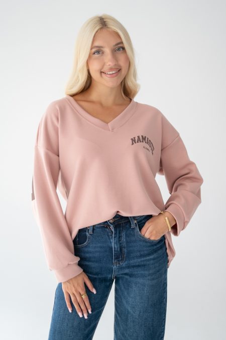 Bluza wkładana namaste Pudrowy – Elyssine 1