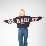 Bluza rozpinana z kołnierzem Czarny – Paradise 4