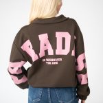 Bluza rozpinana z kołnierzem Czekoladowy – Paradise 3