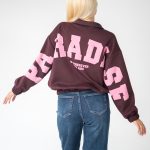 Bluza rozpinana z kołnierzem Śliwkowy – Paradise 3