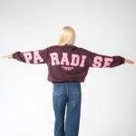 Bluza rozpinana z kołnierzem Śliwkowy – Paradise 4