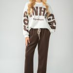Komplet COPENHAGEN bluza + spodnie - Czekoladowy 1
