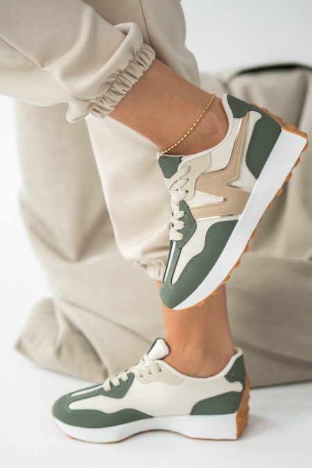 Sneakersy retro Zielone – Halivra 1