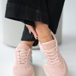 Sneakersy na grubej podeszwie w stylu retro Różowe – Lysandra 3