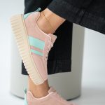Sneakersy na grubej podeszwie w stylu retro Różowe – Lysandra 2