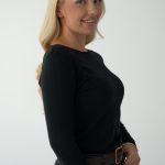 Sweter z okrągłym dekoltem basic Czarny – Knitelle 4