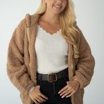 Kurtka damska baranek Camelowy – Shearyna 3