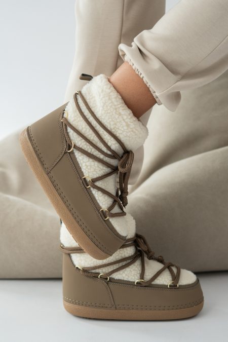 Śniegowce damskie z futerkiem Fango – Kalisse 1