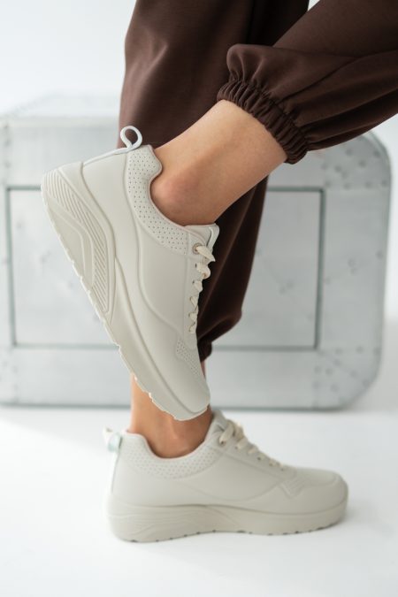 Sneakersy jednokolorowe Beżowe – Myrella 1