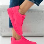Sneakersy jednokolorowe Różowe – Myrella 1