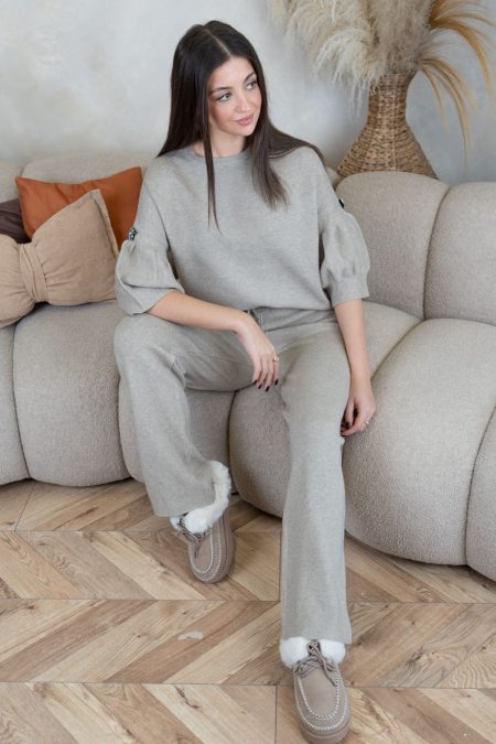 Komplet bluza i spodnie z ozdobnymi detalami Fango – Cyravelle 1