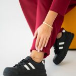 Sportowe sneakersy z grubą podeszwą Czarne – Neliora 3