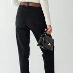 Jeansy mom fit z wysokim stanem – Mivora 4