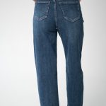 Jeansy damskie z wysokim stanem slim fit – Celivane 4