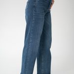 Jeansy damskie z wysokim stanem slim fit – Celivane 3