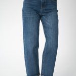 Jeansy damskie z wysokim stanem slim fit – Celivane 2