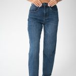 Jeansy damskie z wysokim stanem slim fit – Celivane 1