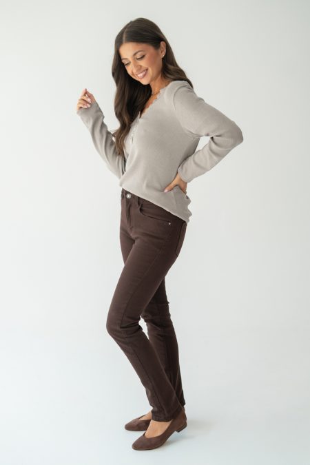 Luźne jeansy wide leg – Chocavine 1