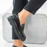 Loafersy damskie eleganckie z misiem Czarne – Cudivra 3