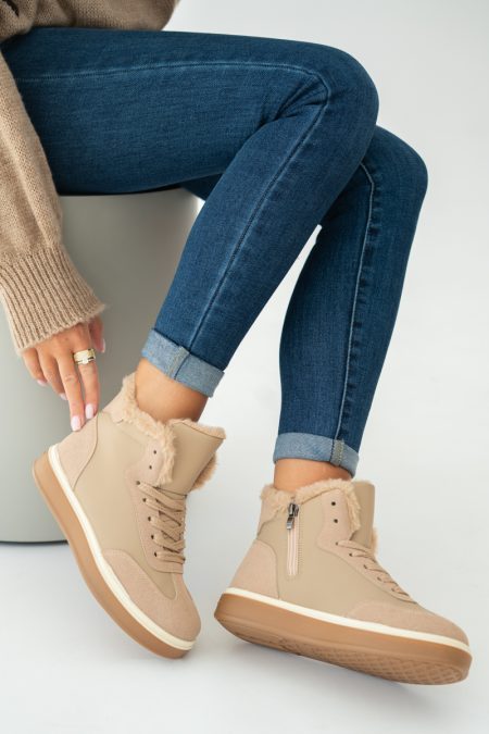 Buty zimowe damskie z futerkiem Fango – Orlyssa 1