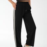 Spodnie dresowe damskie oversize Czarny – Strivelle 1