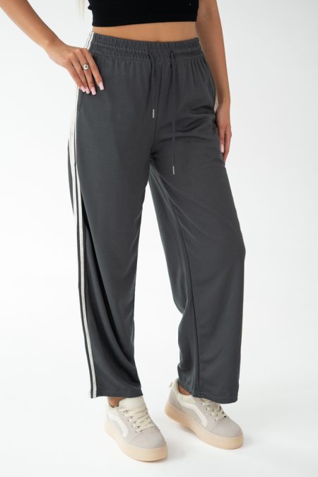 Spodnie dresowe damskie oversize Grafitowy – Strivelle 1