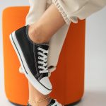 Trampki casualowe damskie Czarne – Casoria 1