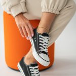 Trampki casualowe damskie Czarne – Casoria 2