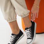 Trampki casualowe damskie Czarne – Casoria 4
