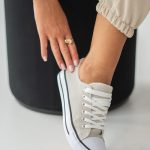 Trampki casualowe damskie Szary – Casoria 4