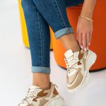 Sneakersy fashion damskie Camelowe – Gravissa 2