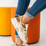 Sneakersy fashion damskie Camelowe – Gravissa 1