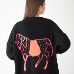 Kardigan koń Czarny – Equinelle 4